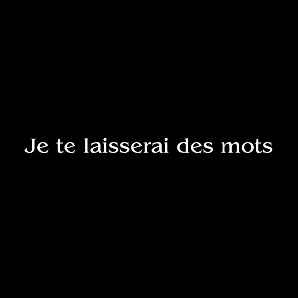 Je te laisserai des mots — Piano ZeroL